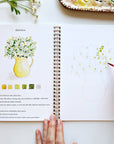 Flowers watercolor workbook