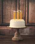 Hand-Dipped Birthday Candles (100% Pure Beeswax) – 6"