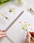 Spring watercolor workbook