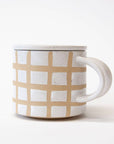 Speckle Grid Mug with Lid