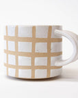 Speckle Grid Mug with Lid