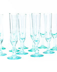 Handblown Champagne Flute Glass