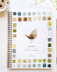 Birds watercolor workbook