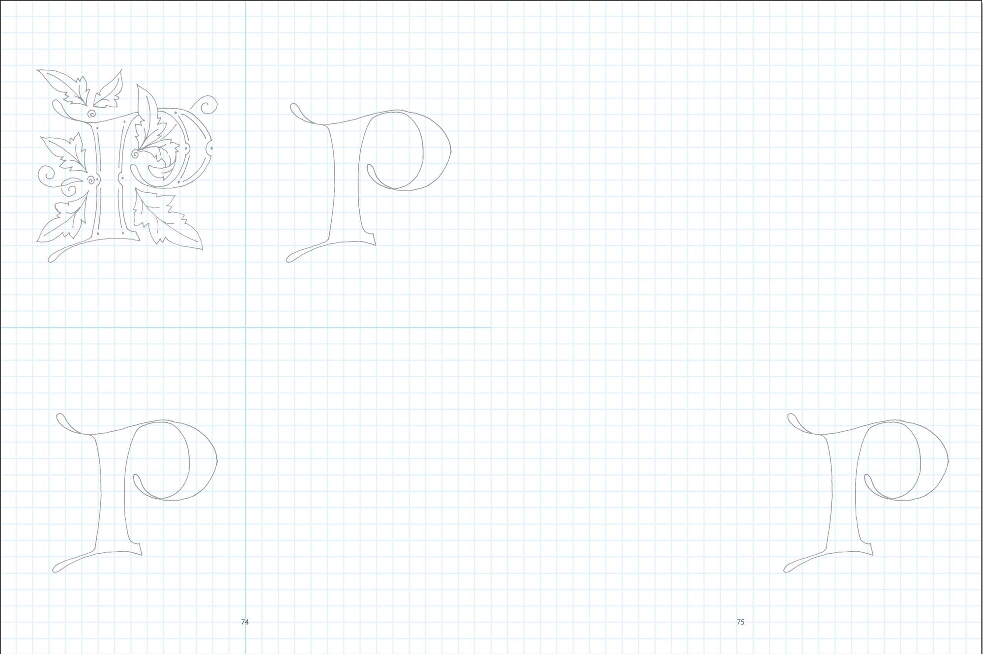 Illuminated Letters Sketchbook