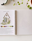 Garden watercolor workbook