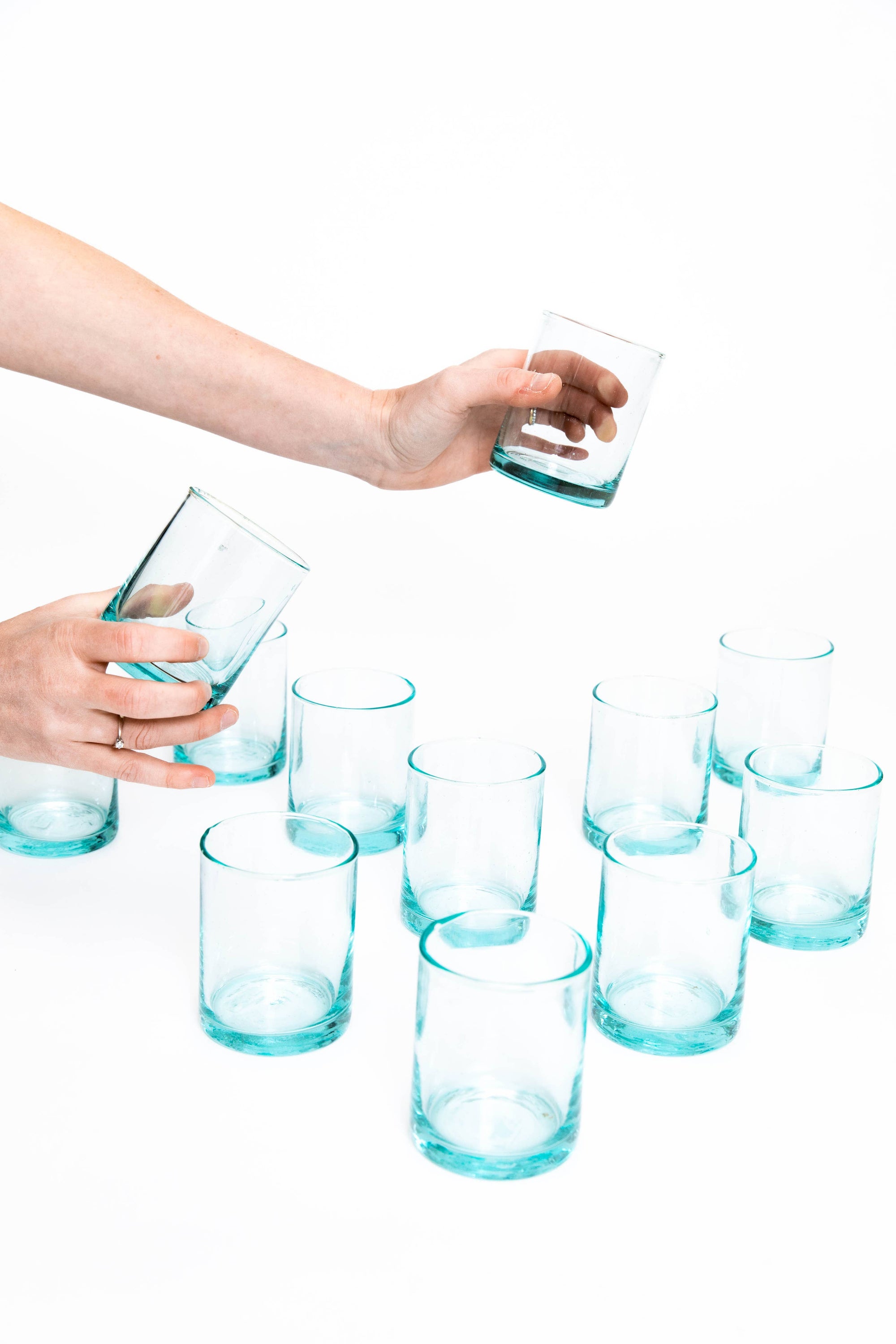 Handblown Clear Tumbler