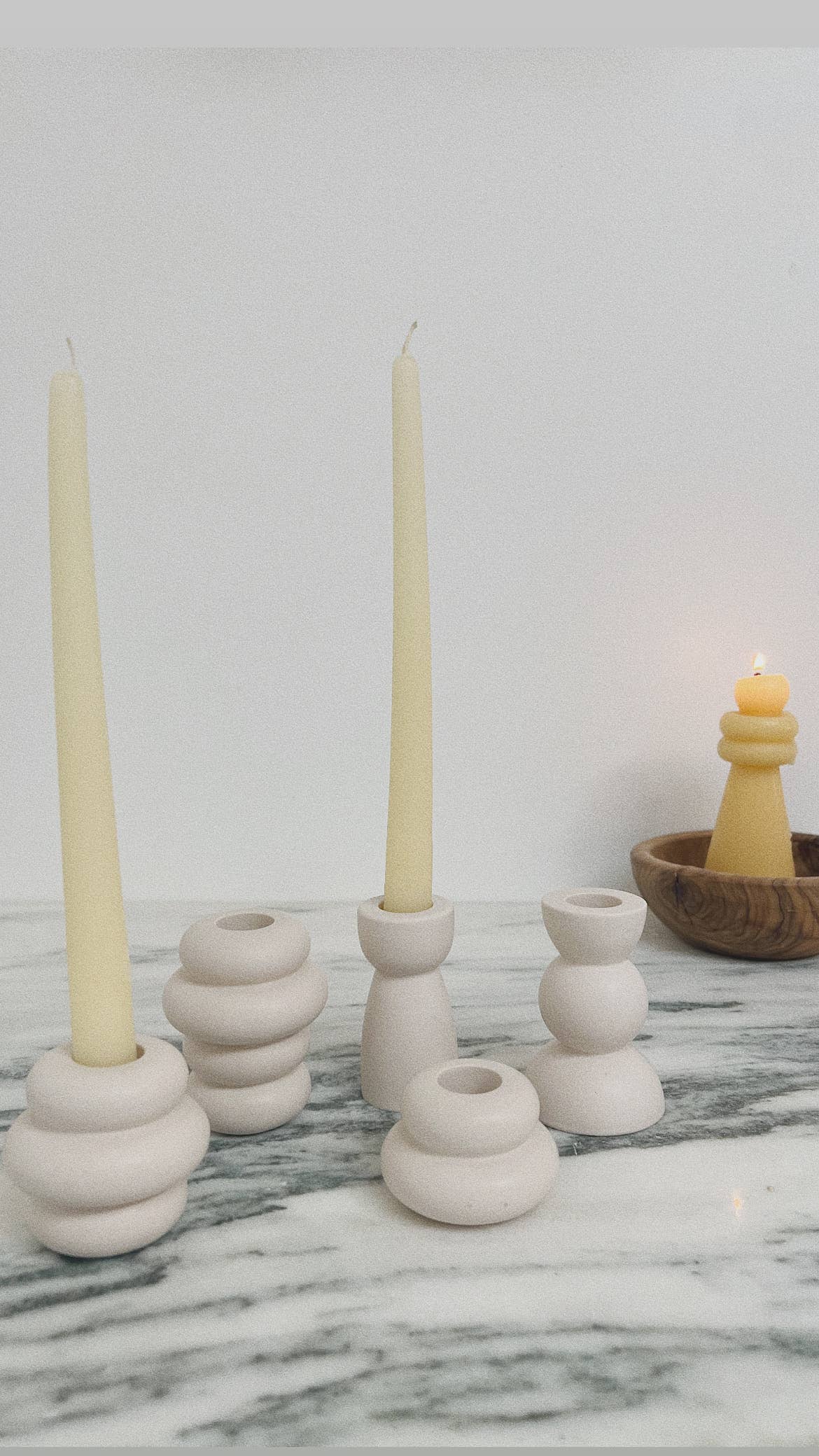 Bauble candle holder no. 1: Blush