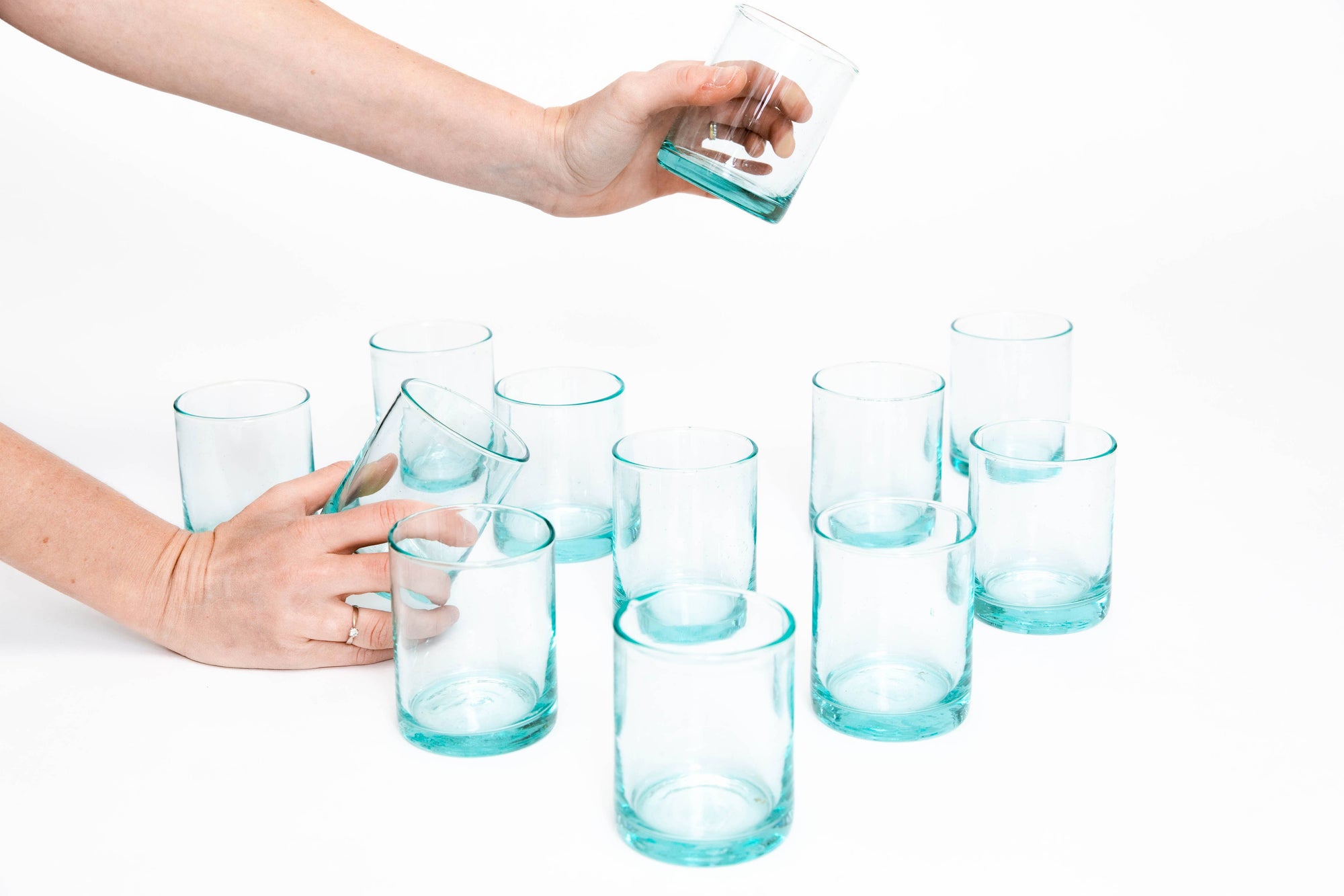 Handblown Clear Tumbler