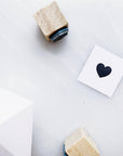 Small Heart Rubber Stamp Set • Tiny Shape Stamps