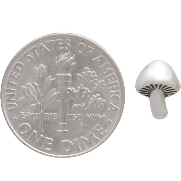 Mushroom Post Earrings