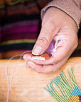 Beaded Fringe Earrings in Madrugada