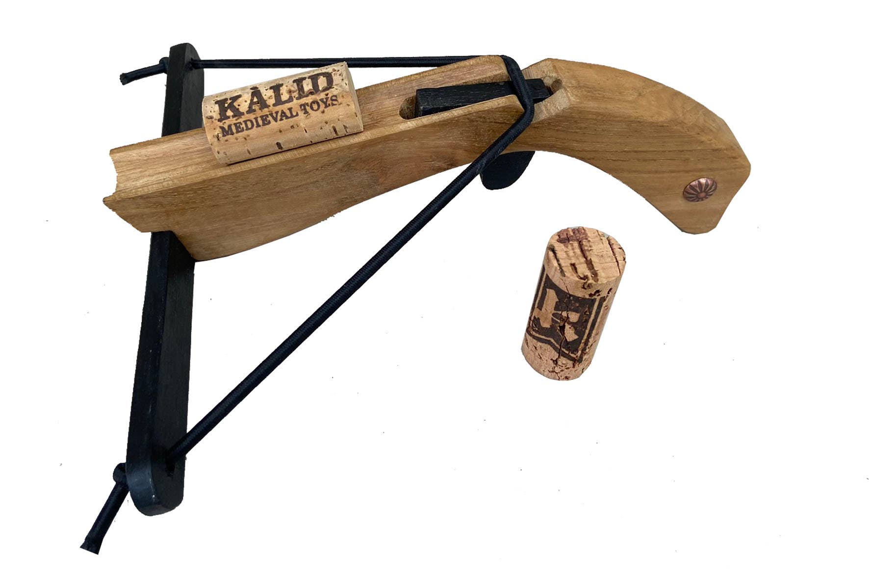 MINI CROSSBOW BLACK + 2 CORK BULLETS - ST542FK