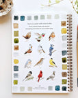 Birds watercolor workbook