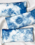Naturally Dyed Silk Eye Pillow with Organic Filling: Multicolor Speckes