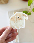Bunny sticker
