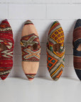 Moroccan Kilim Slippers: Large